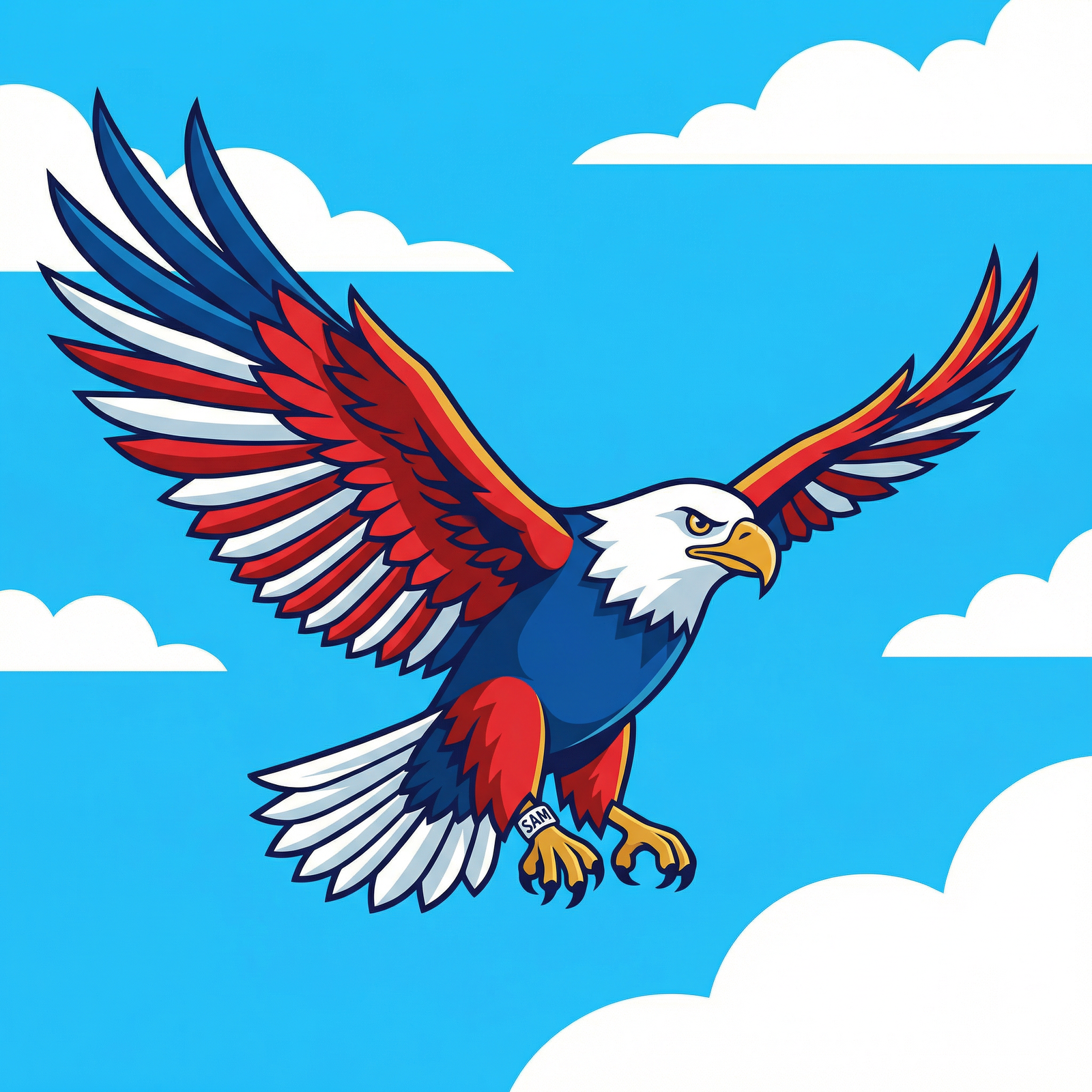 SAM in Flight - Soaring